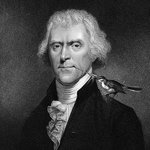 Thomas Jefferson had a pet mockingbird