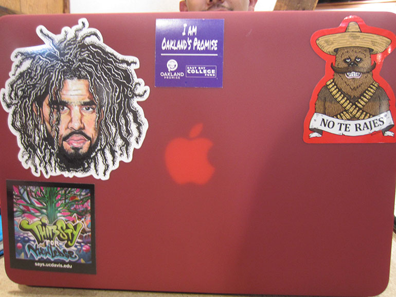 Kevin Barrios Lopez' laptop