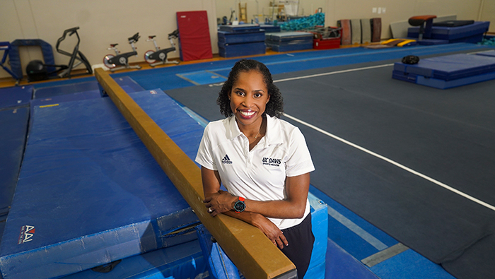 Marcia “Dr. Marcy” Faustin in Hickey Gym