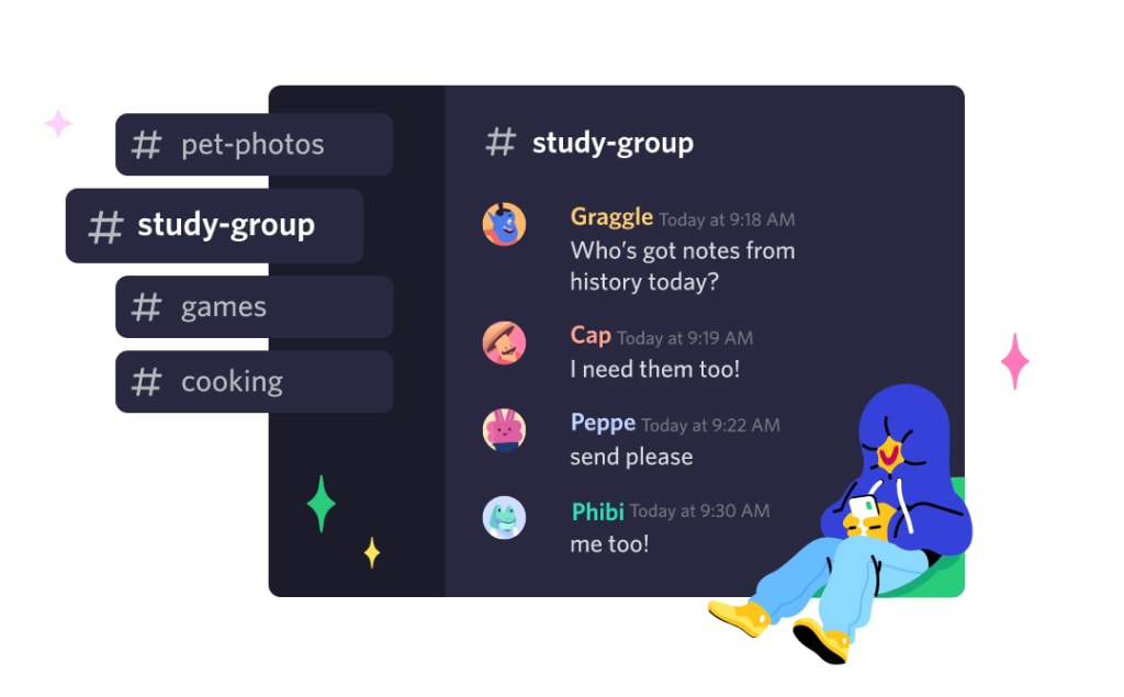 A screencap of UC Davis discord