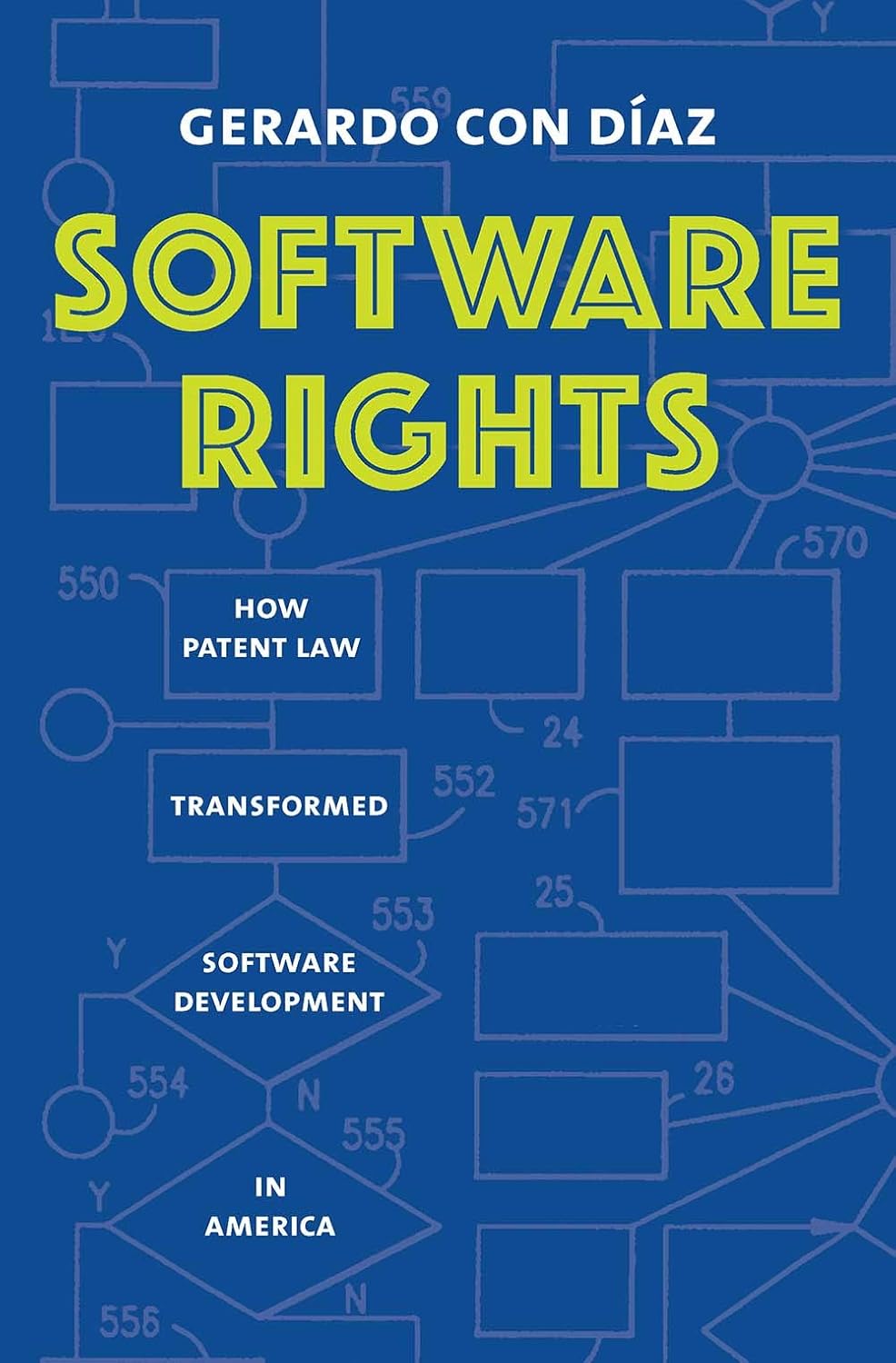 Blue book cover called Software Rights