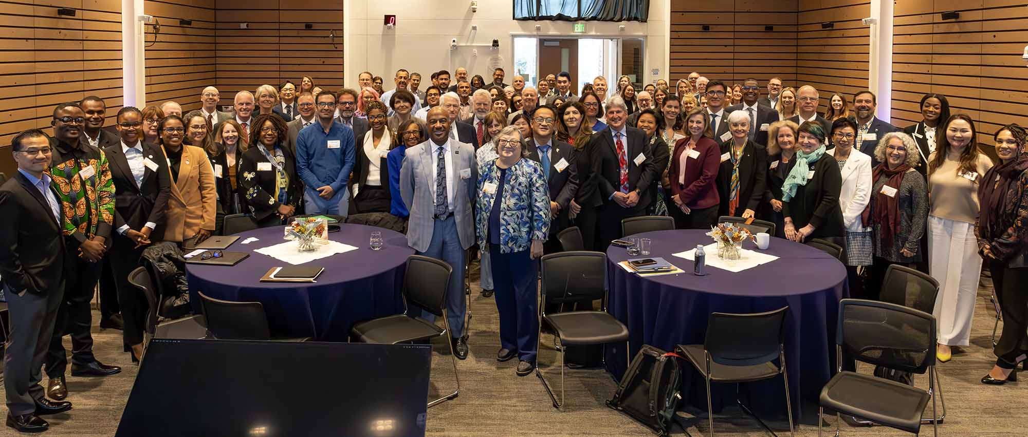 Group photo at conference