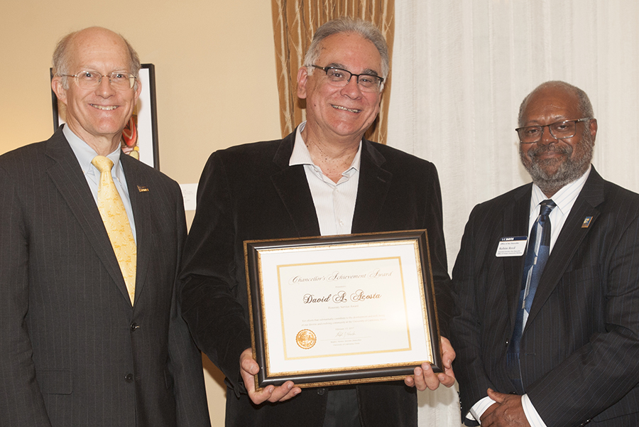 David Acosta flanked by Ken Burtis and Rahim Reed