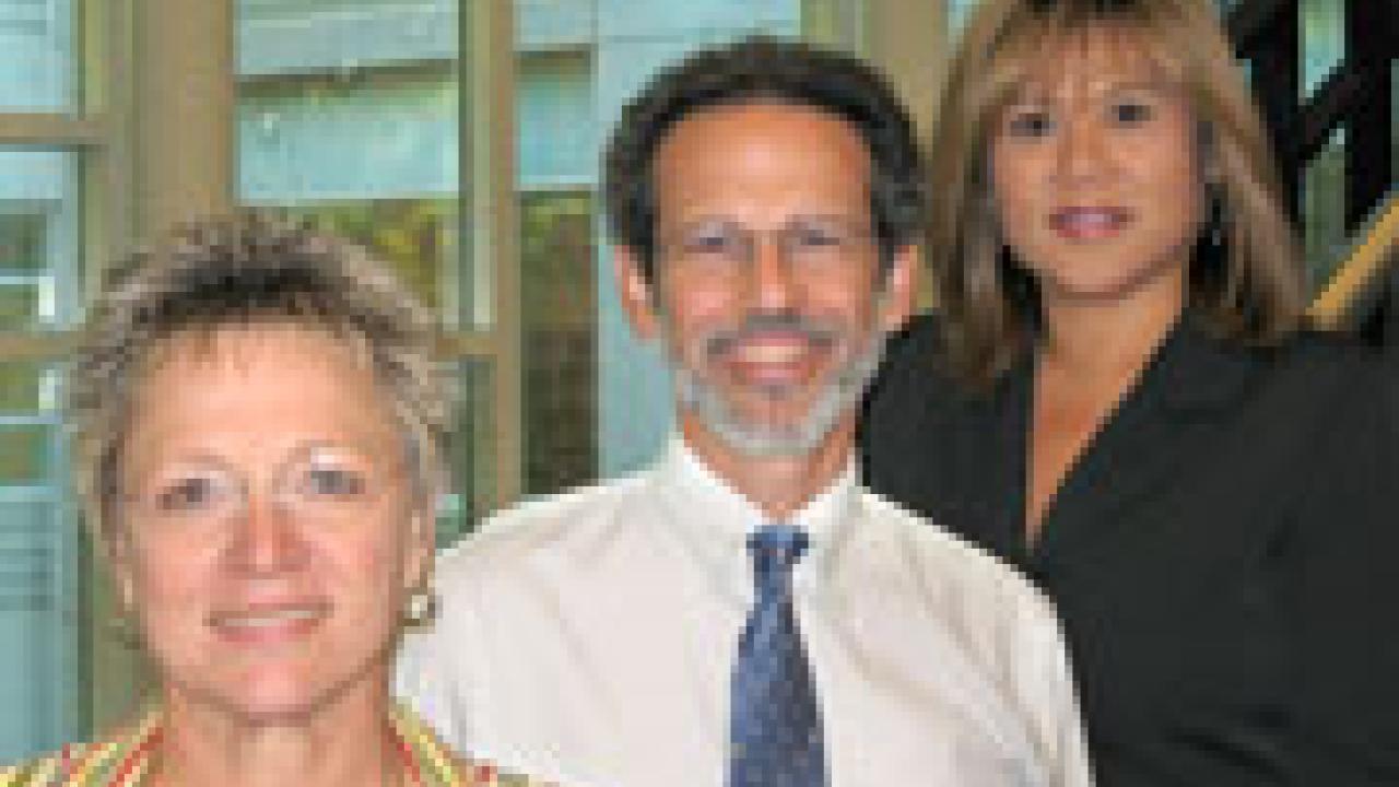 From left: Laurie Lewis, Bob Segar and Mabel Salon. Segar will lead the centennial campaign, Lewis will serve as creative director and Salon as program manager.



