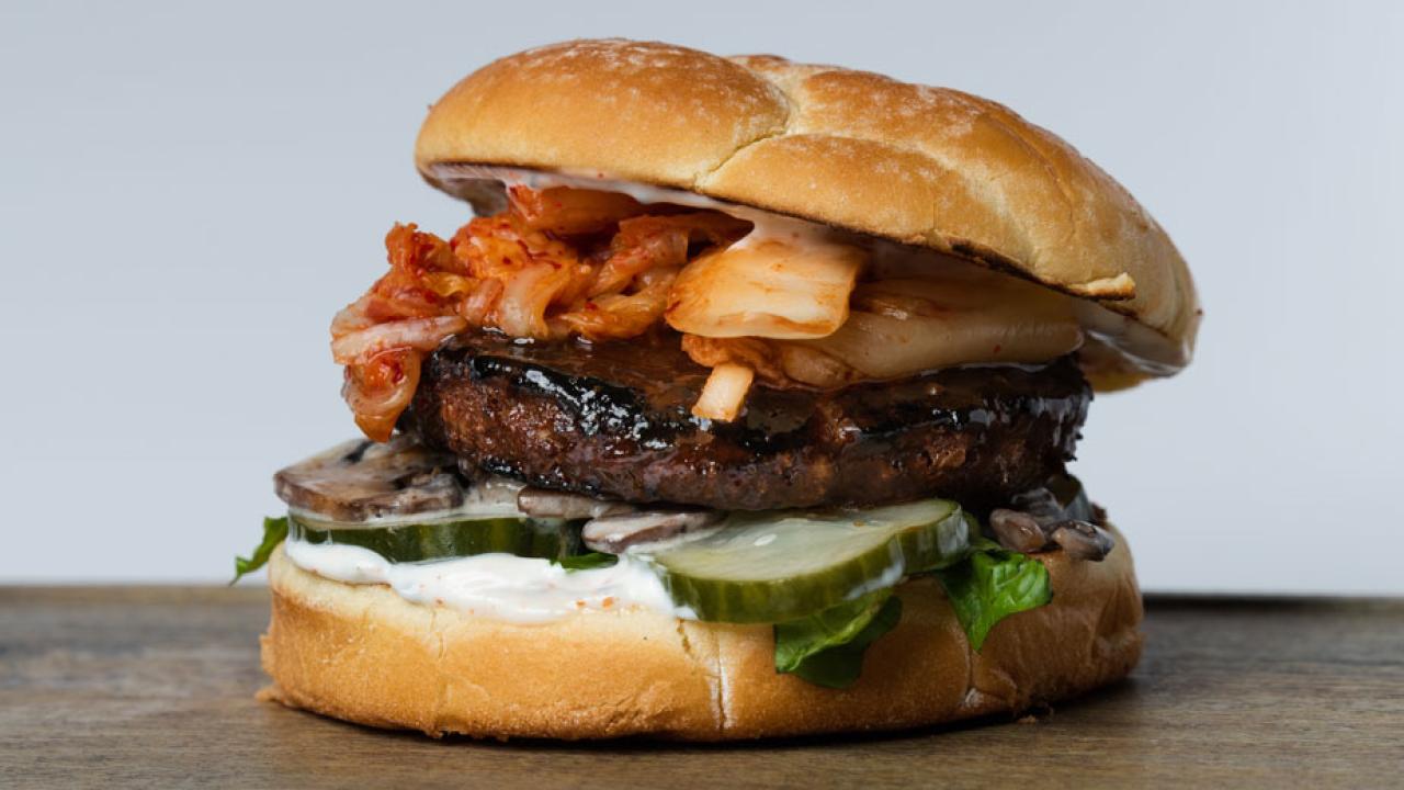 Plant-based burger