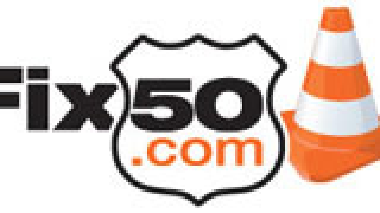 Graphic: Caltrans Fix50.com logo