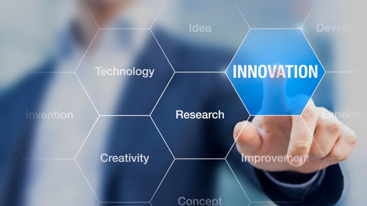 Innovation diagram, stock photo
