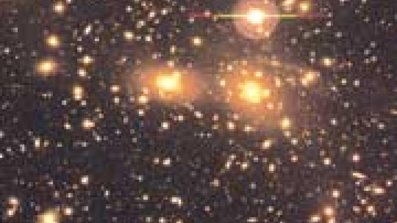 Photo:  stars in a dark sky