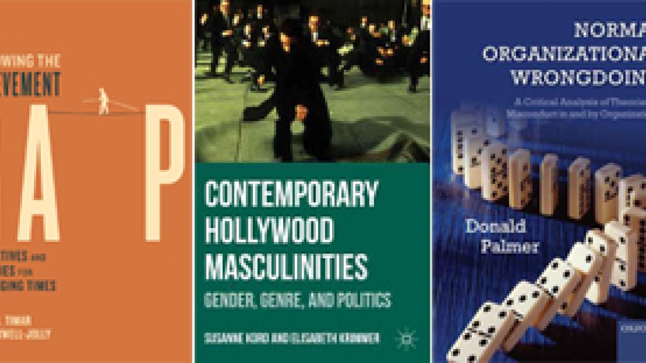 Three book covers