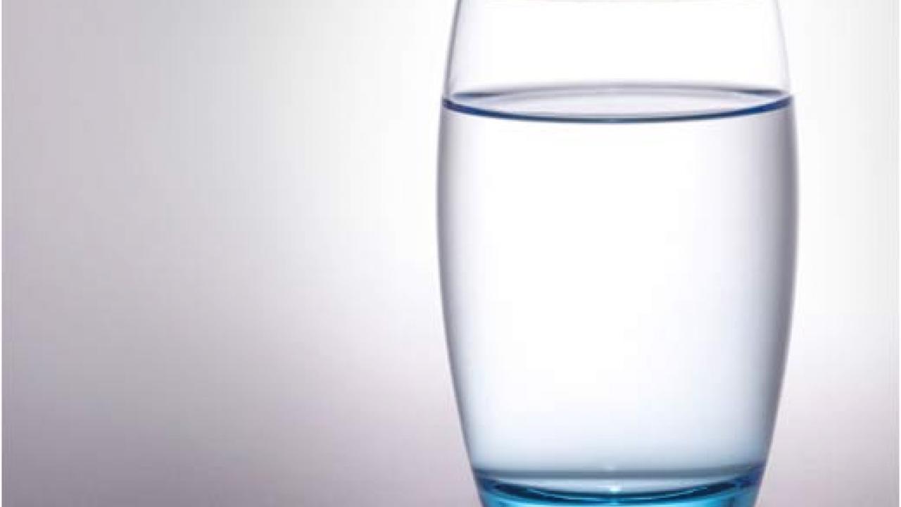 Glass of water