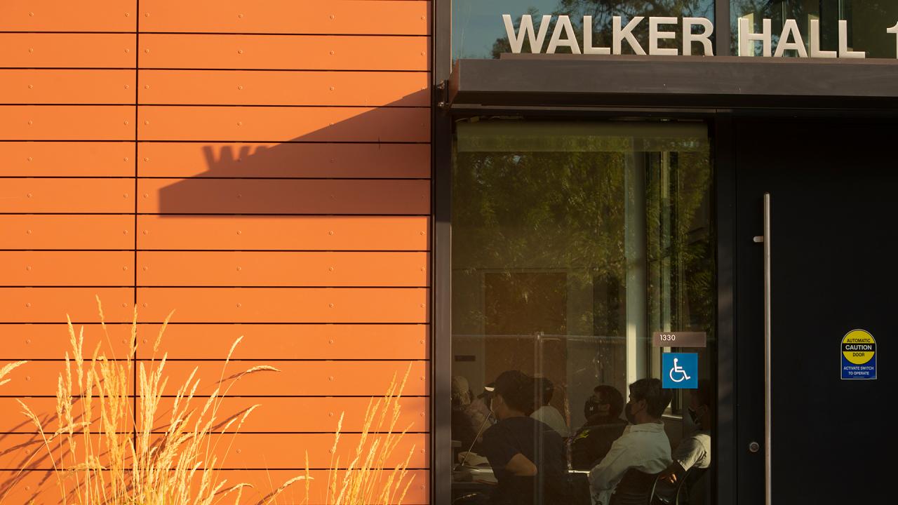 Exterior of Walker Hall