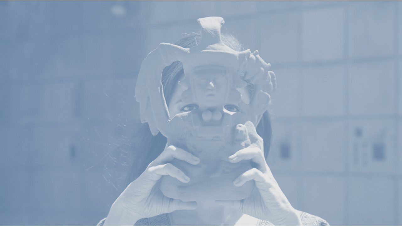 Still from Clarissa Tossin’s Mojo’q che b’ixan ri ixkanulab’ / Antes de que los Volcanes Canten / Before the Volcanoes Sing, 2022, color digital video, sound. Image courtesy of the artist and EMPAC / Rensselaer.