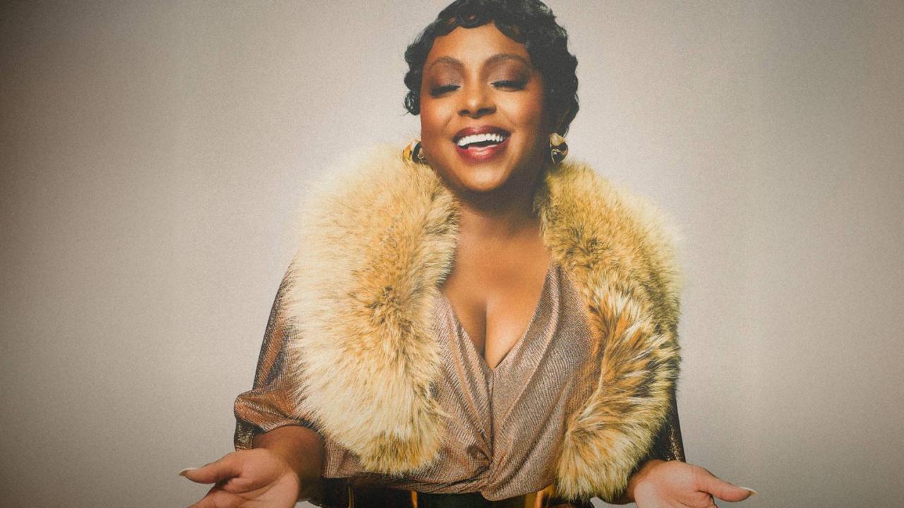 Woman performer in fur costume