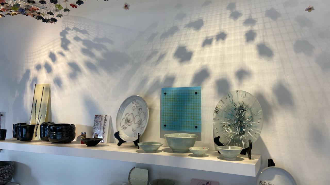 Glass exhibition at Craft Center