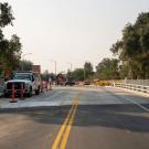 New bridge, both halves open