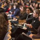 Students in a lecture hall