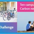 Cool Campus Challenge banner: "Ten campuses. One goal. Carbon neutral."