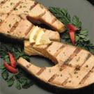 photo: two salmon steaks on a platter