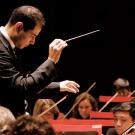 Fawzi Haimor conducts an orchestra