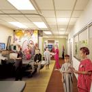 Rendering of simulation labs at nursing school